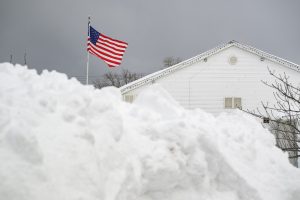 snow rooftop