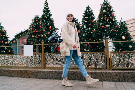 woman walking