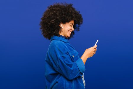 1736919809 woman using phone