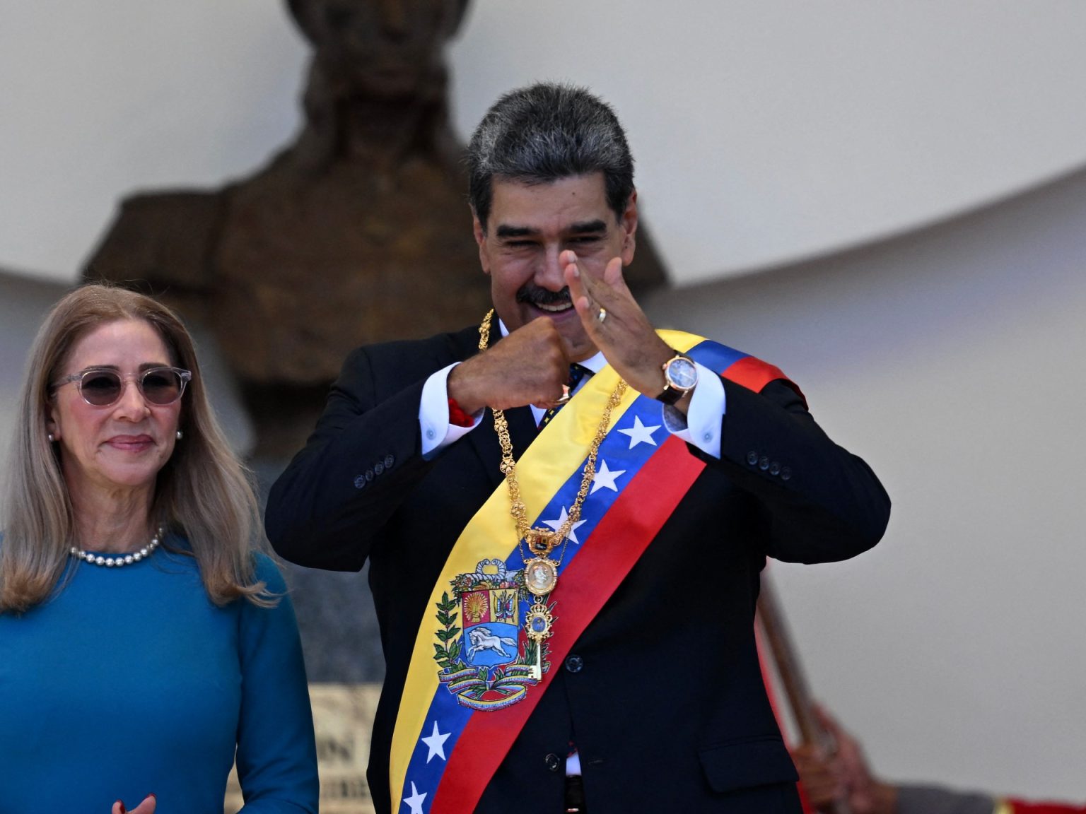 AFP 20250110 36TD2JX v1 HighRes VenezuelaInaugurationMaduro cropped 1736540032