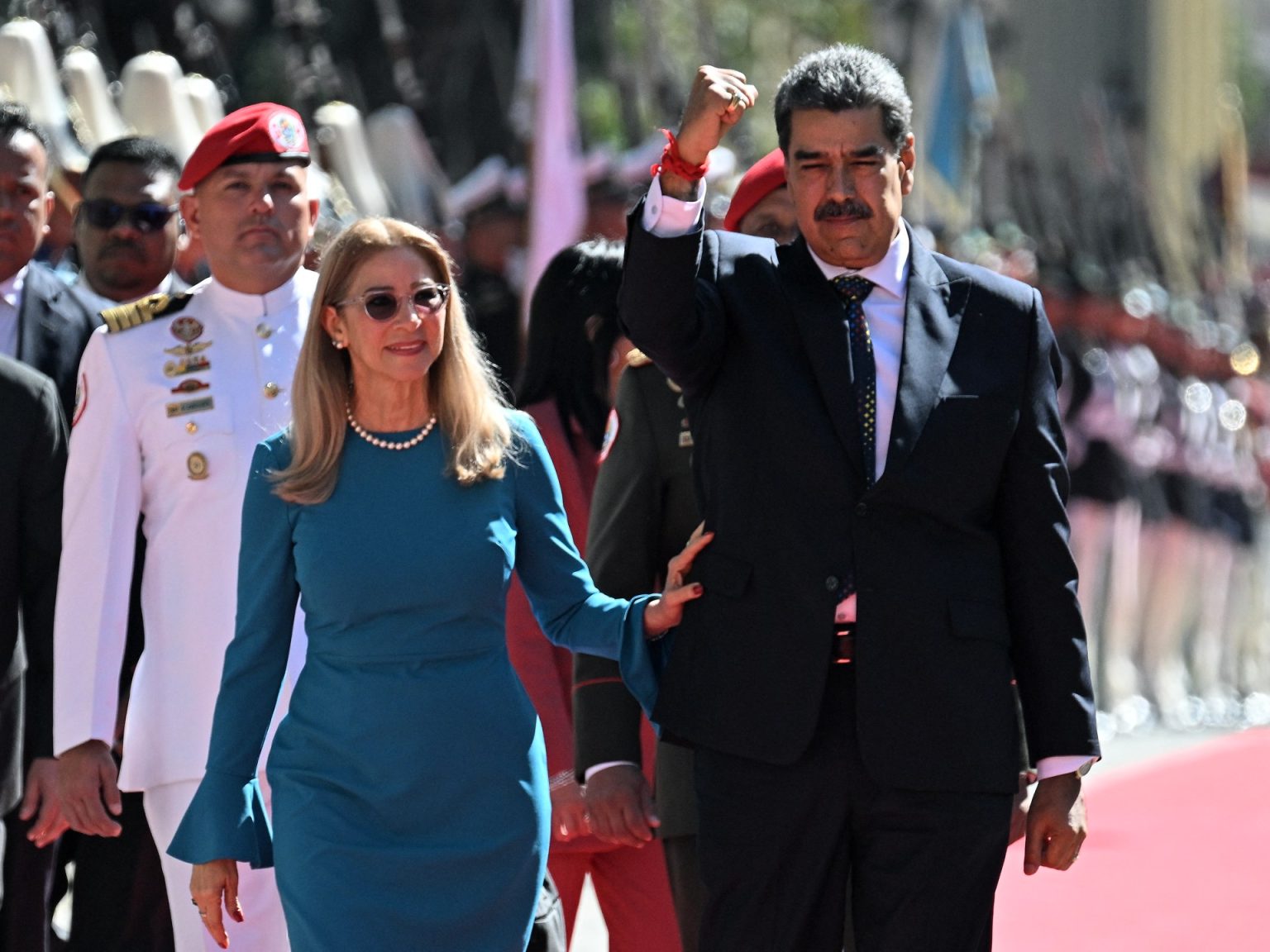 AFP 20250110 36TE8NG v2 HighRes VenezuelaInaugurationMaduro 1736522613