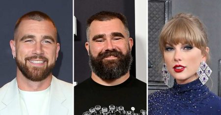 Travis and Jason Kelce Learn About Taylor Swift Camera Filter