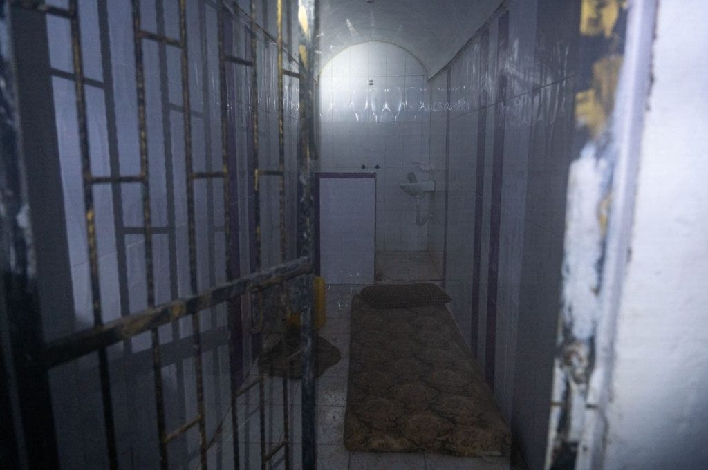 idf prison cell in gaza