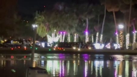 several drones crashed during an aerial show in orlando florida 1