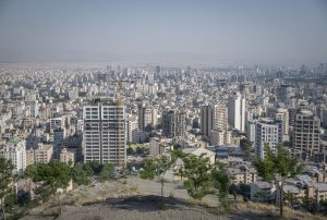 tehran skyline iran