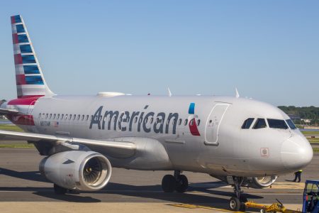 american airlines plane washington dc airport