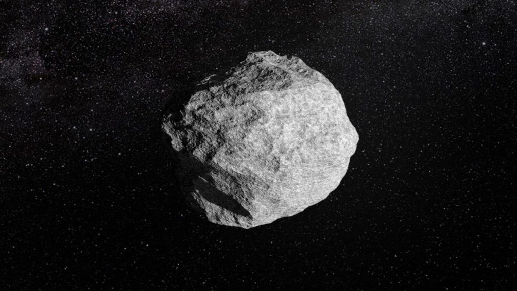 asteroid artist s impression p