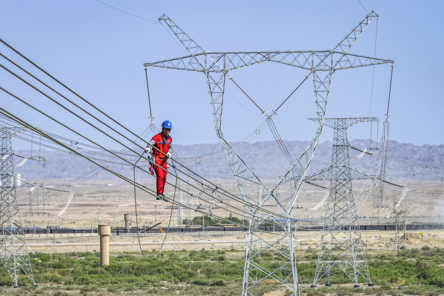 electric transmission lines china