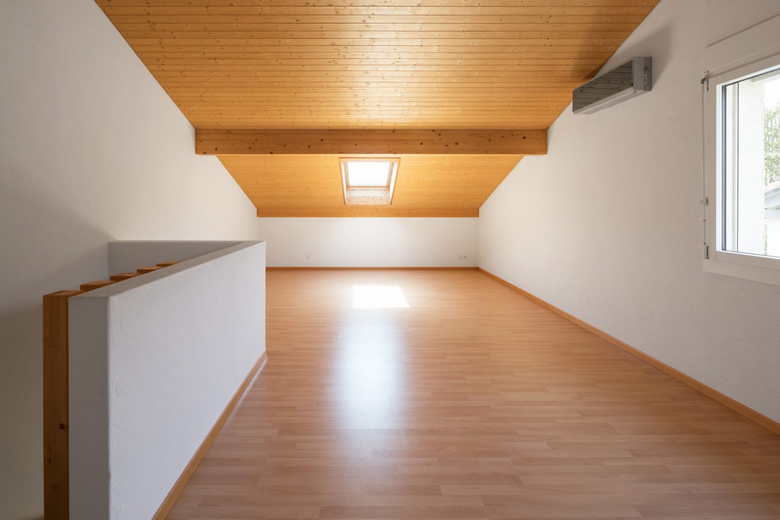 empty attic room