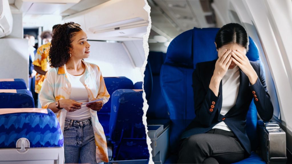 woman bullied by flight passengers