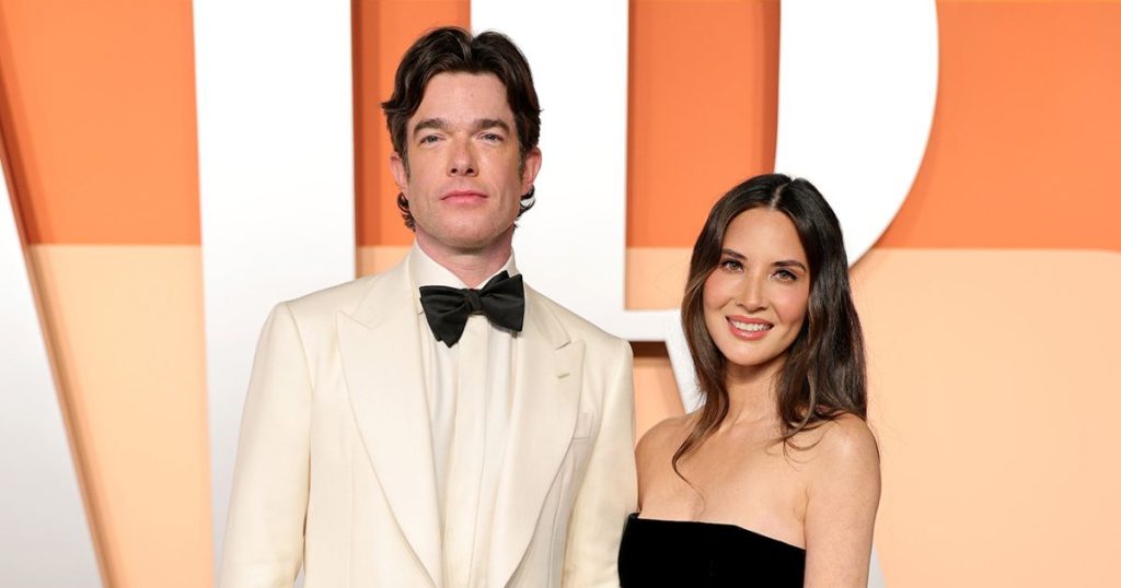 Hottest Couples at Vanity Fair 2025 Oscars Party John Mulaney and Olivia Munn