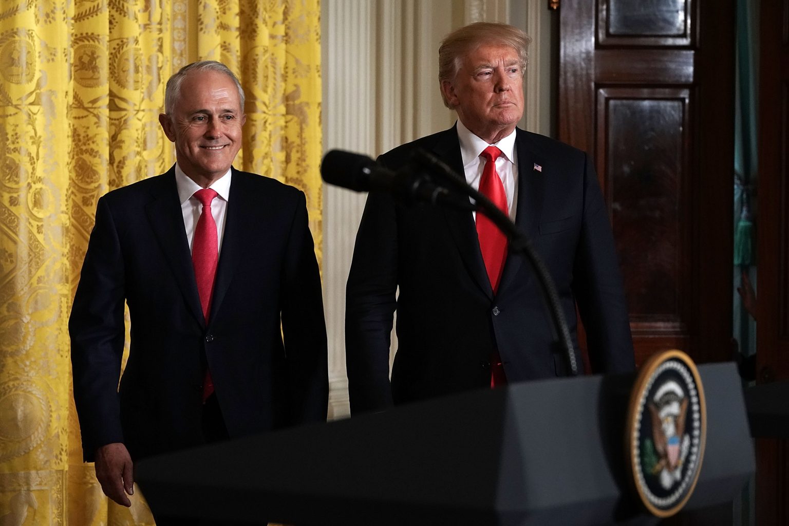 donald trump malcolm turnbull