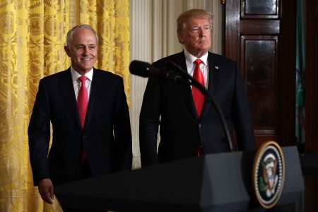 donald trump malcolm turnbull