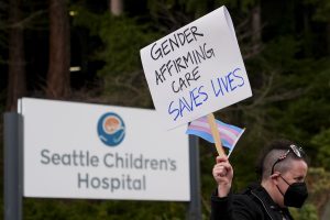 gender affirming care protest