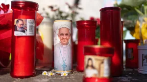 pope francis candles