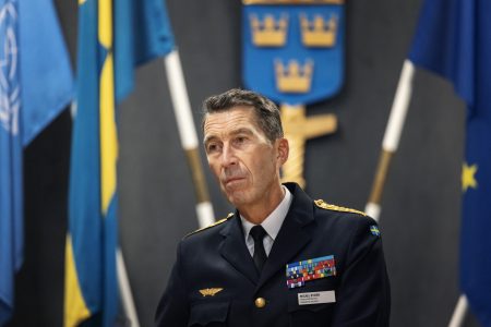 swedish armed forces supreme commander micael byden