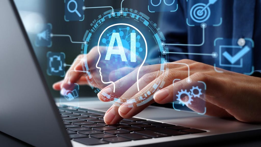 ai on laptop gettyimages 2207142081