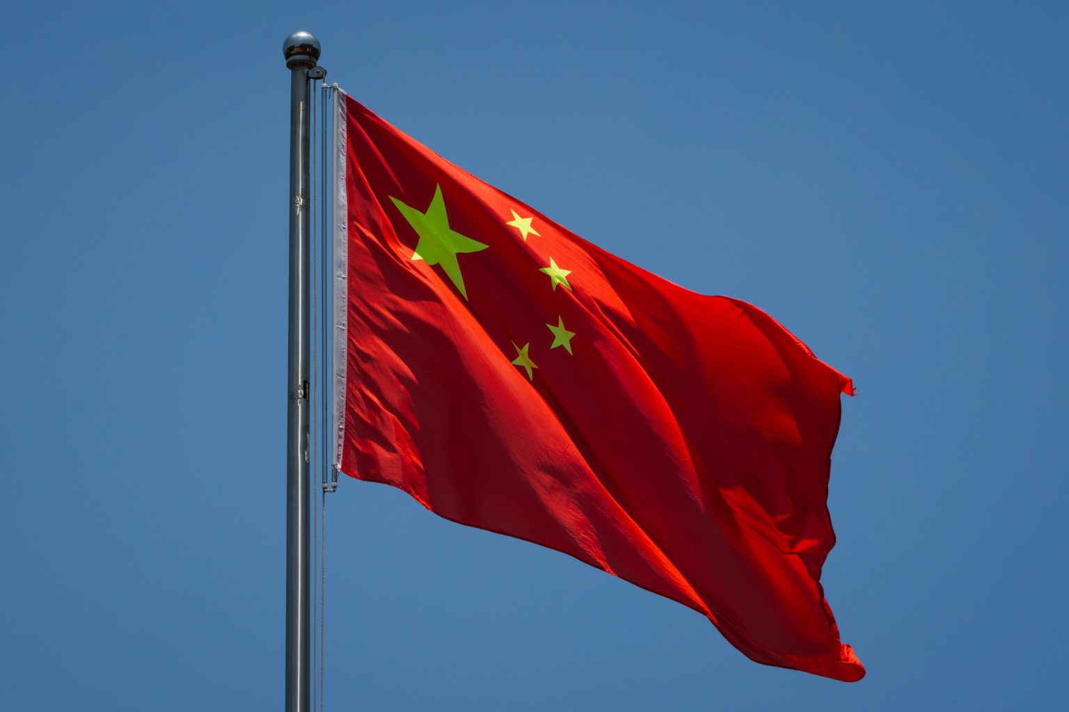 chinese flag flown chongqing