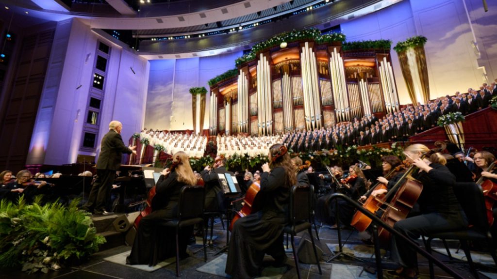 mormon tabernacle choir broadcast 1