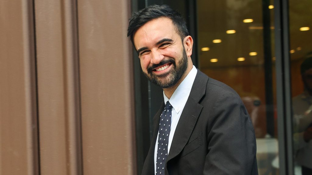 zohran mamdani smiling
