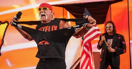 GettyImages 2192223926 Hulk Hogan Devastated by Boos During Final WWE Appearance