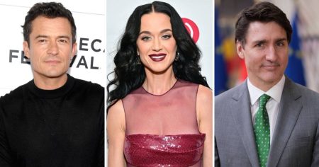 Orlando Bloom Katy Perry and Justin Trudeau