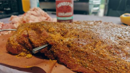 brisket prepped meater meat probe lifestyle