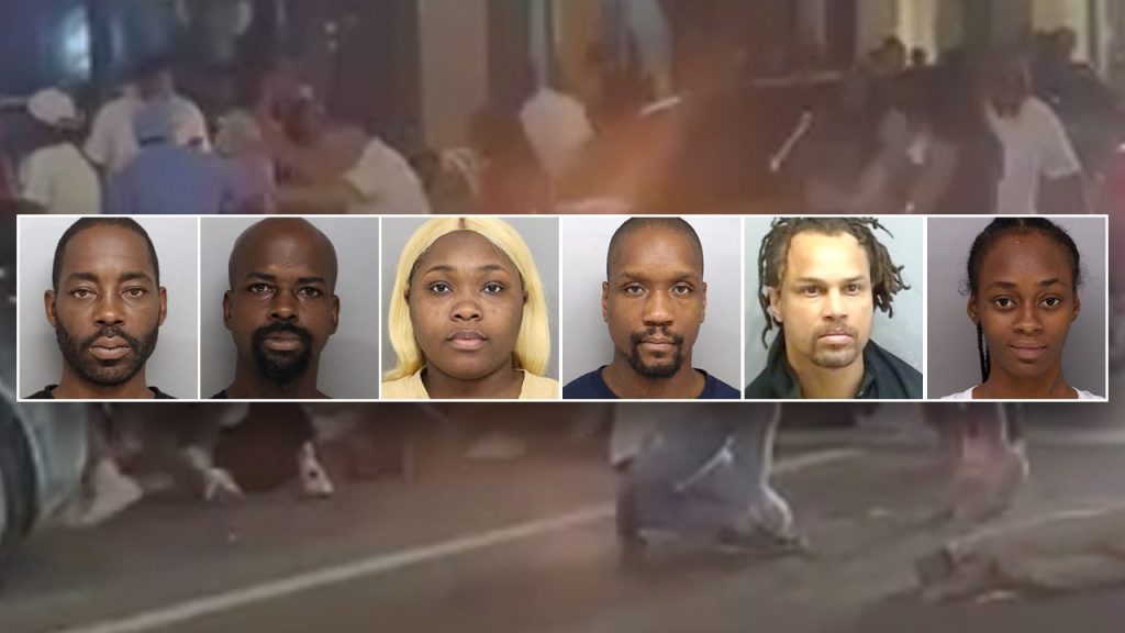 cincinnati brawl arrests mugshots thumbs
