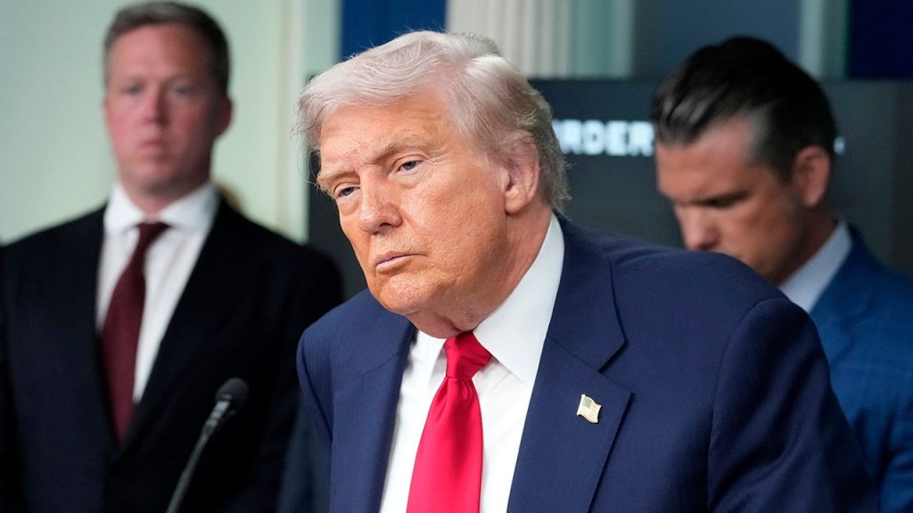 donald trump in briefing room