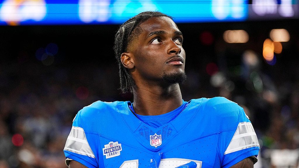 ennis rakeshaw lions looks on