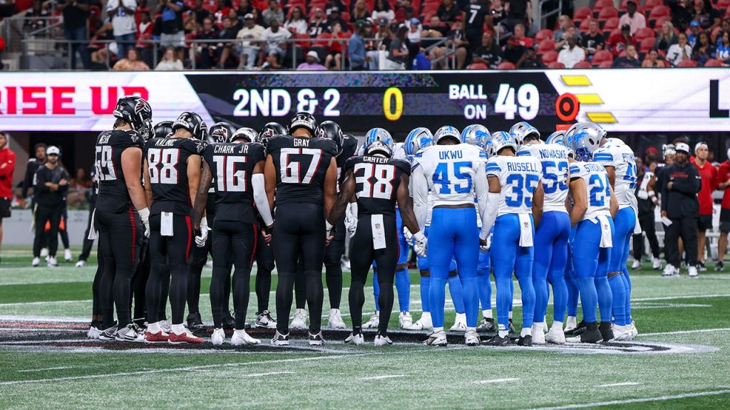 falcons lions prayer circle