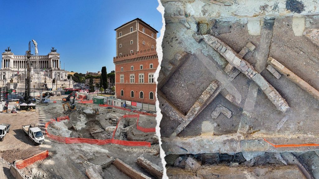 italy roman piazza venezia ancient insula archaeology 1