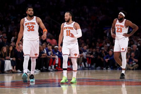 karl anthony towns jalen brunson mitchell robinson knicks