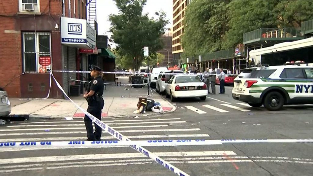 nyc shooting ground scene