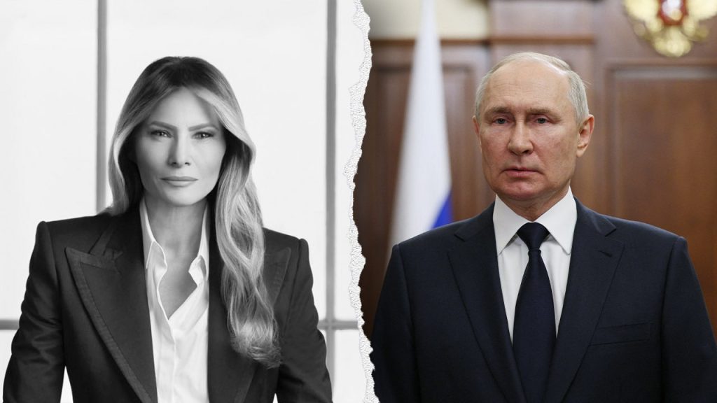 putin and melania trump