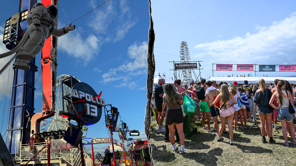 ride stalls at popular music festival