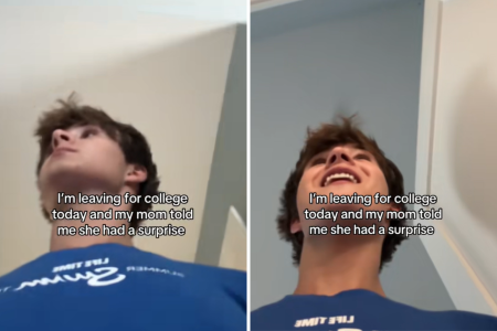 son prepares leave college