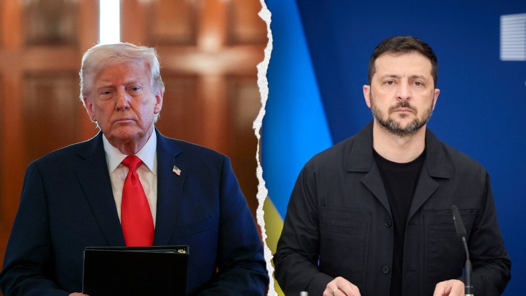 trump zelenskyy meet split
