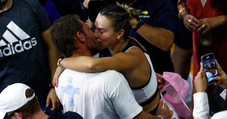 Aryna Sabalenka and boyfriend US Open GettyImages 2233470258