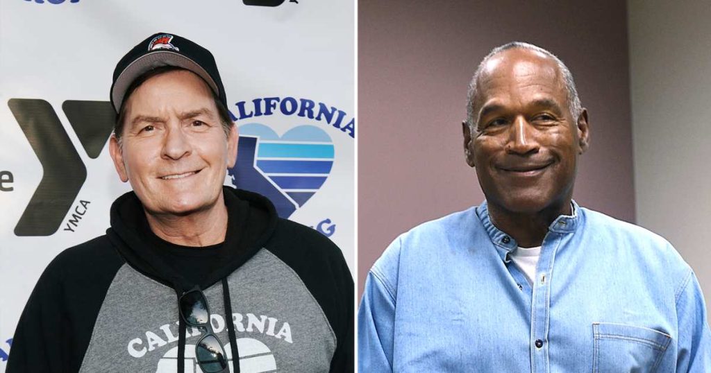 Charlie Sheen Recalls Playing Ping Pong With OJ Simpson at Age 10 feature