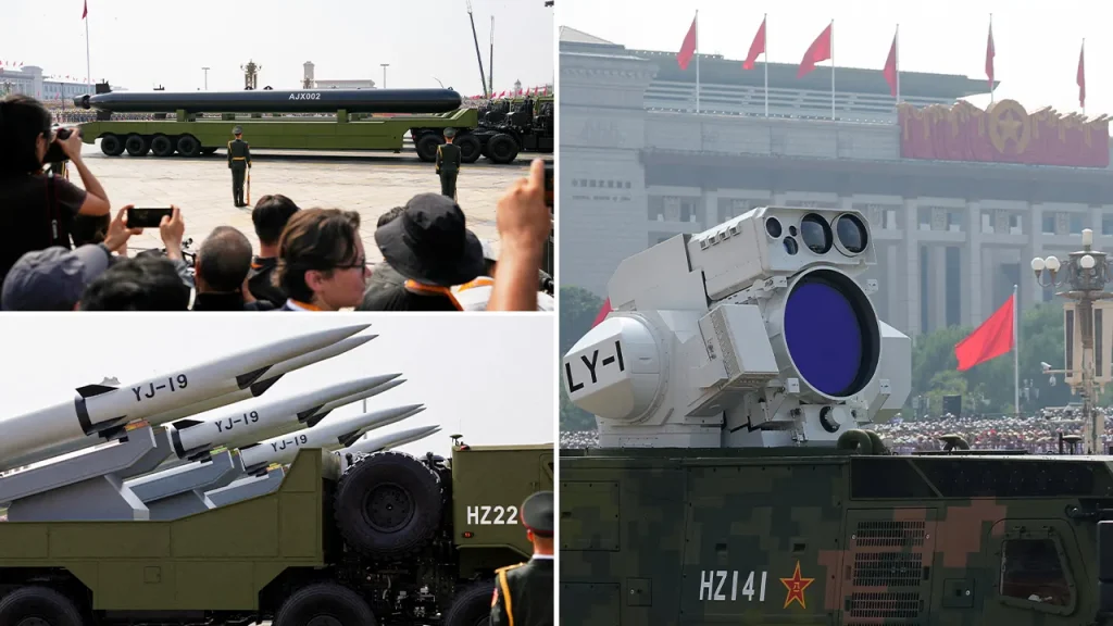 china weapons parade