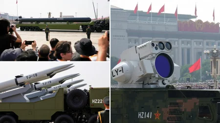 china weapons parade