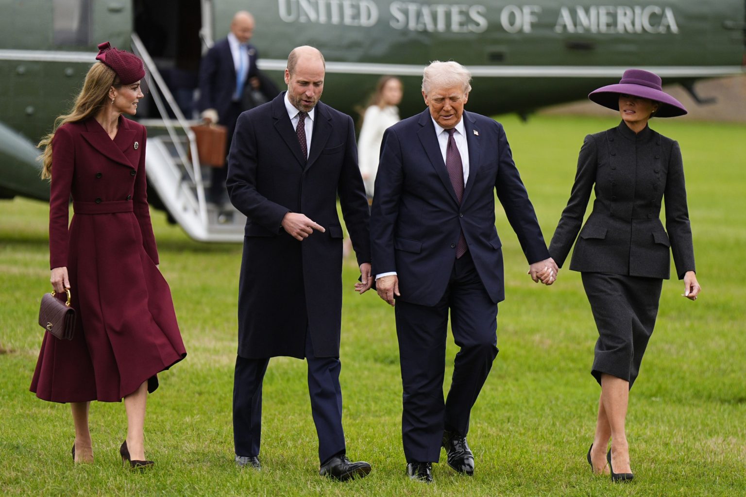 donald trump kate william melania