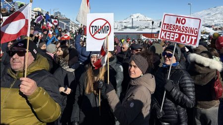 greenland protests trump
