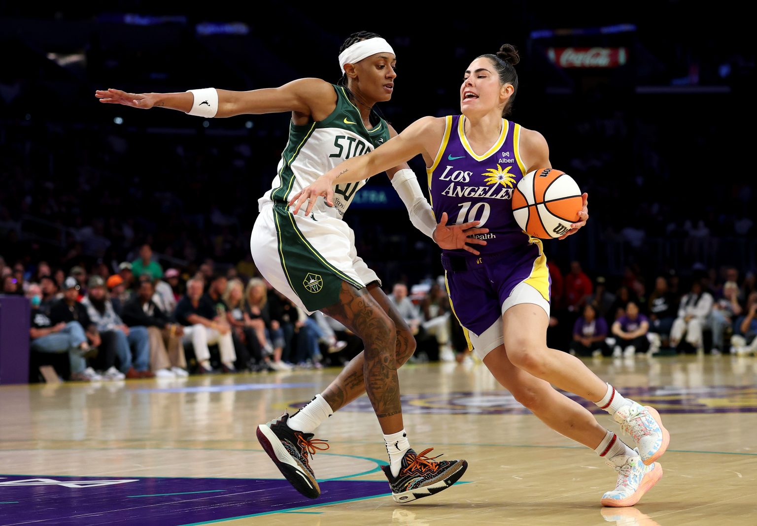 kelsey plum 10 sparks