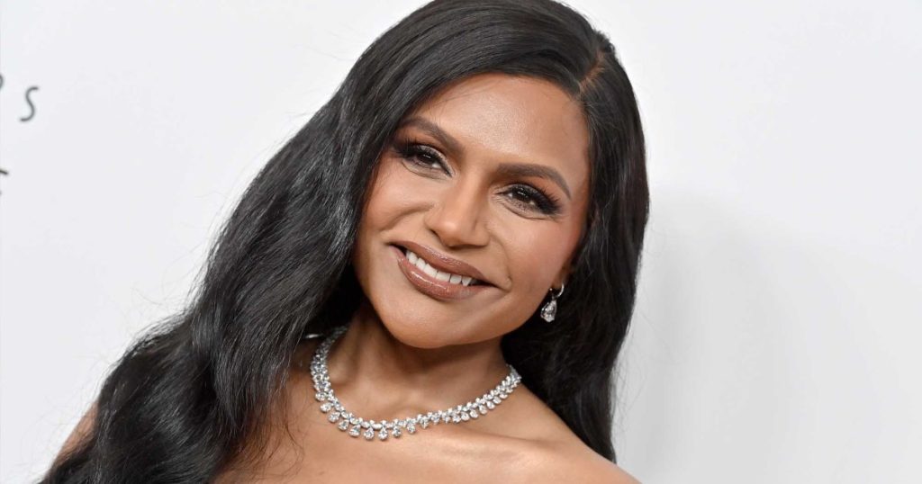 mindy kaling silk blouse