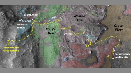 mineralogical map of jezero crater.webp