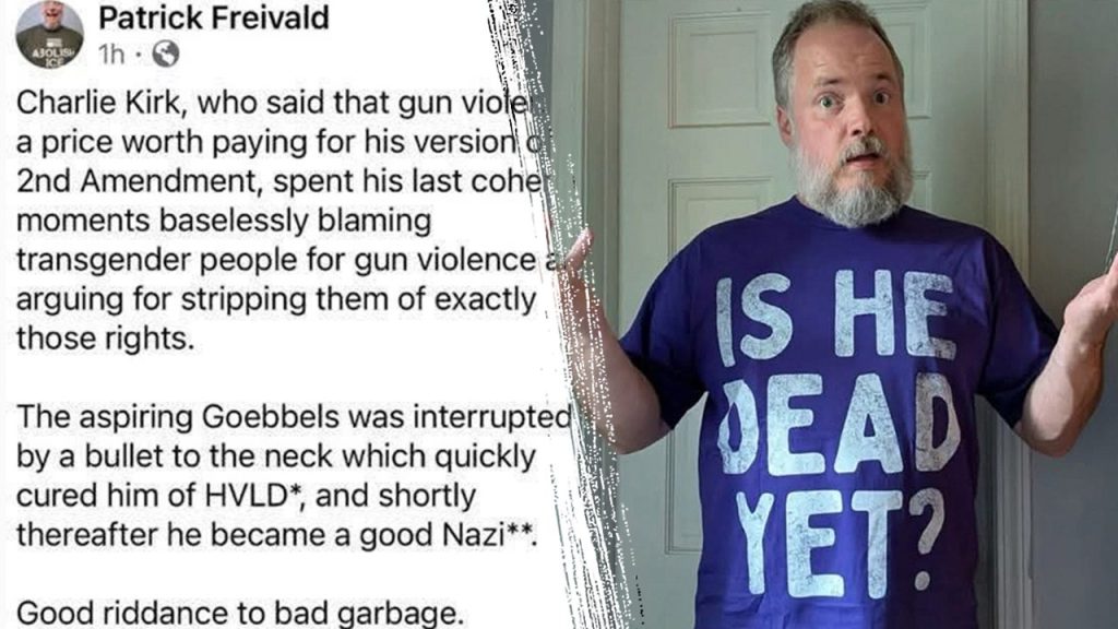 ny teacher on leave after mocking charlie kirk death