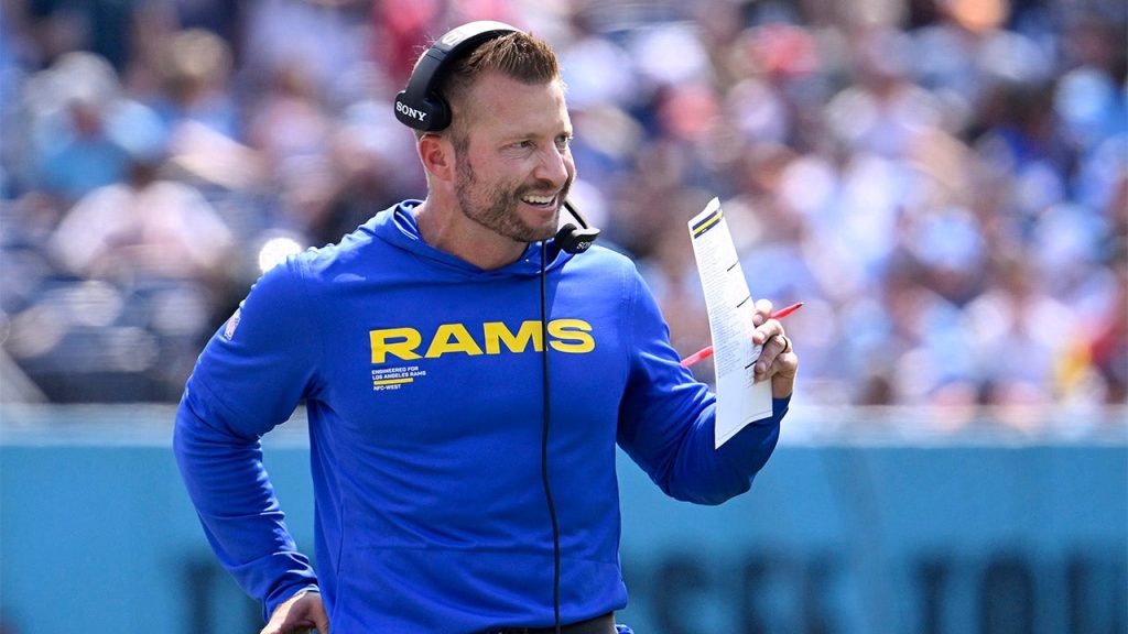 rams sean mcvay calls play titans