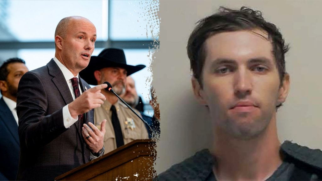 spencer cox news conference tyler robinson mugshot